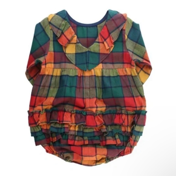 Rufflebutts Bubble Romper w/leggings - Picture 2 of 5